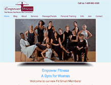 Tablet Screenshot of empowerfitnessnj.com